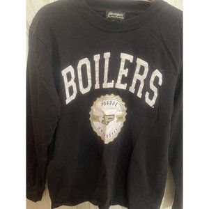 Game Day Boilers Baseball T-Shirt Baseball On Elbows Size Medium